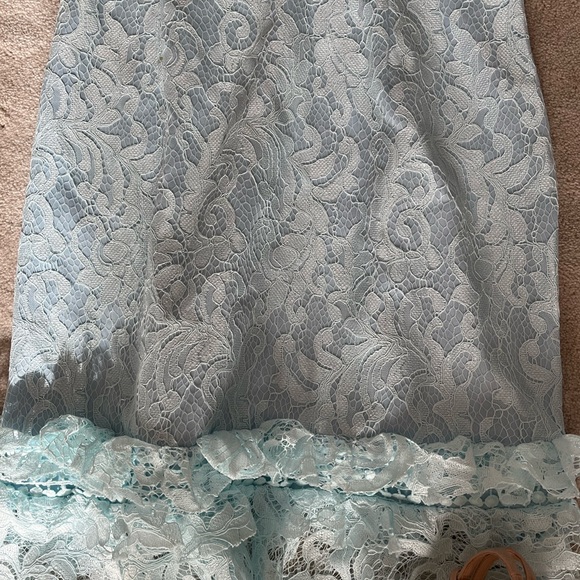 Dusty Blue Mid Dress - Picture 6 of 7